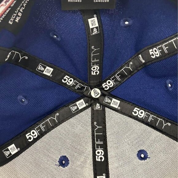 Los Angeles Dodgers New Era Official On-Field For Players Fitted Baseball Hat - Picture 5 of 7